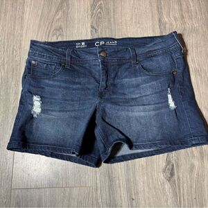 CP Jeans Distressed Blue Jean Shorts Size 11 Short Excellent Preloved Condition